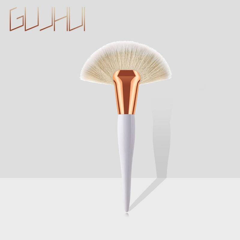 1/8pcs White Handle Makeup Brushes Set Foundation Blending Blush Face Shading Cosmetic Brush Contouring Make Up Kit