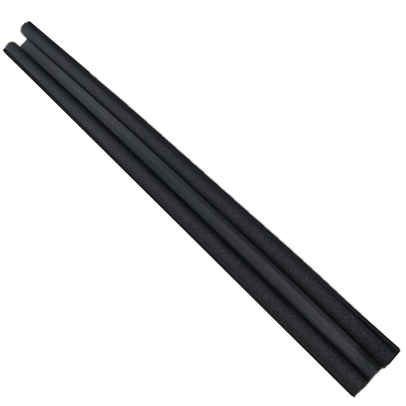 1pcs Door Draft Stopper Home Office Noise Reduce Under Door Draft Dustproof Strip EVA Soft Guard Door Seal Durable Draft Stopper: Black