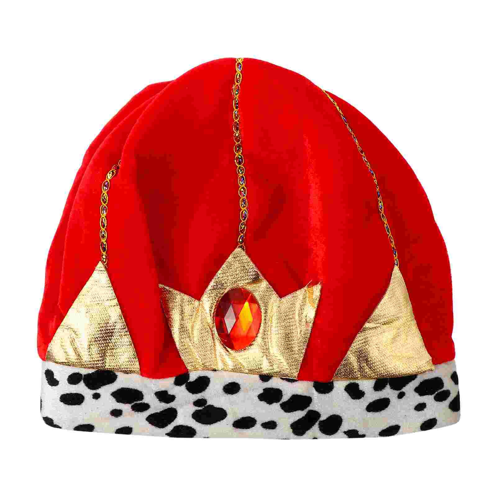 King Crown Headdress Party Supplies Crown Headwear Party Costume King Hat