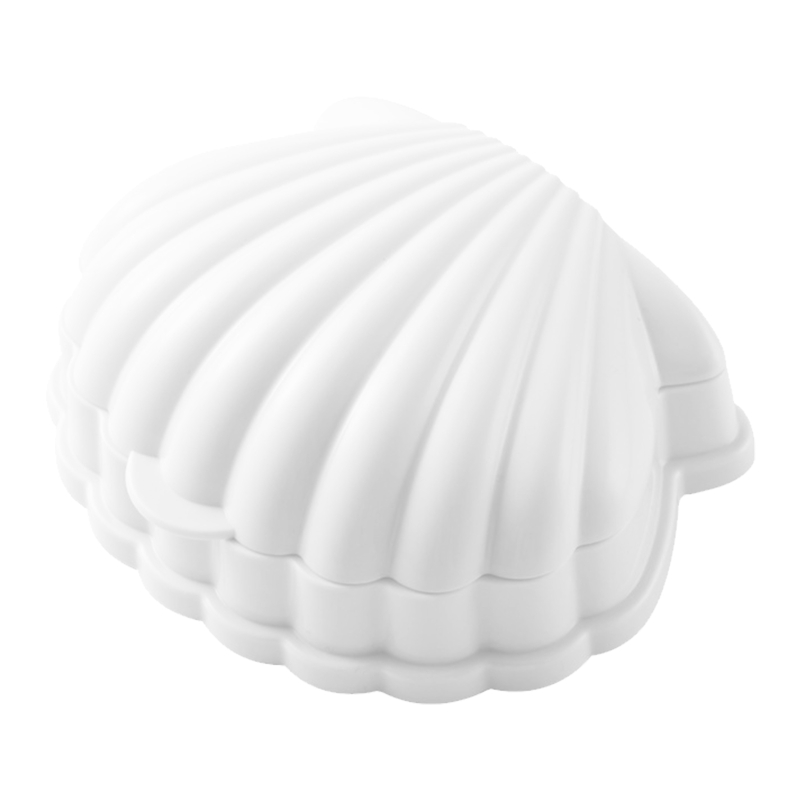 Shell-shaped Soap Holder Bathroom Shower Dish Plates Storage Box With Self Draining Soap Dishes for Kitchen Bathroom