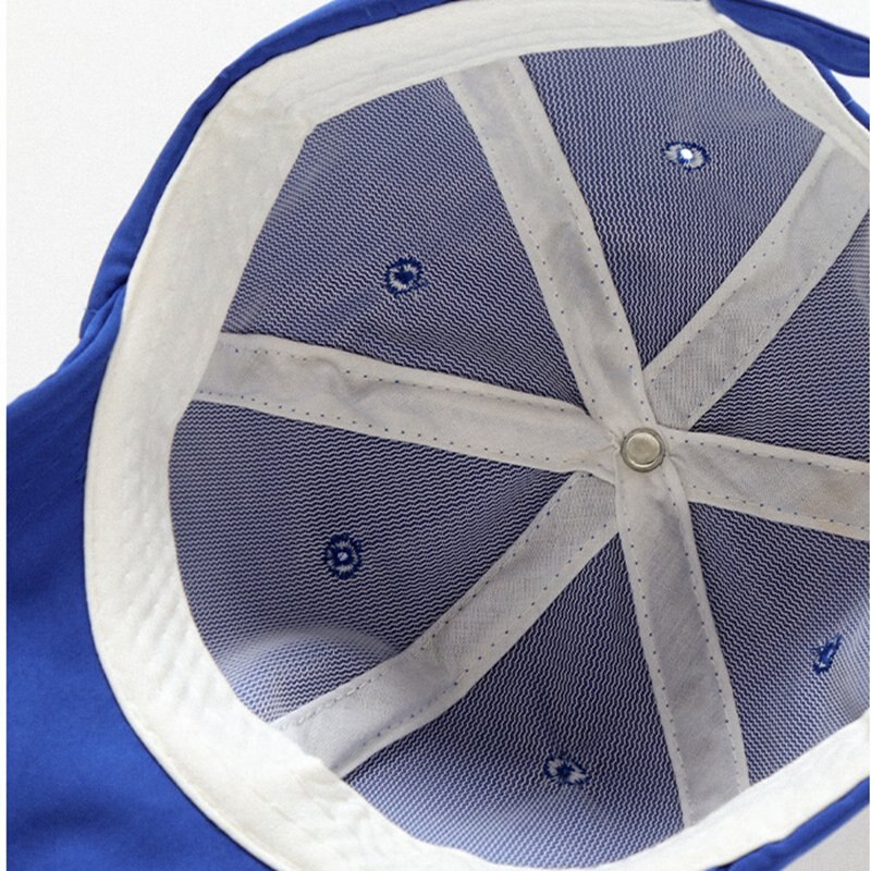 Kort kantjusterbar låve pappahatt ensfarget myk topp vår sommer baby topp lokk baseball lokk