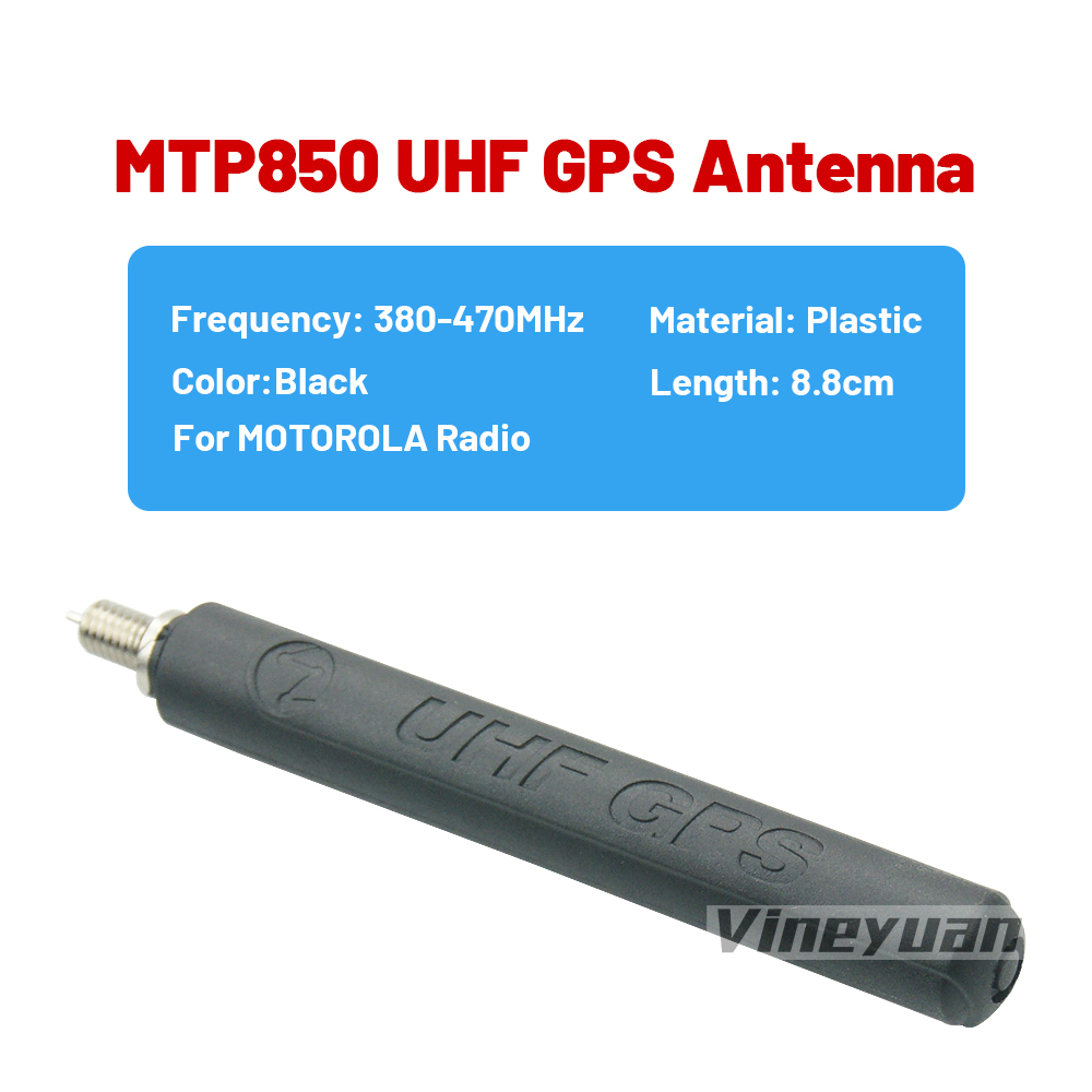 Antena GPS para MOTOROLA Tetra MTH800, 8,8 cm, UHF, 380-470Mhz, MTP850, MTP810, MTP830, mth650, Antena de Radio bidireccional de alta ganancia