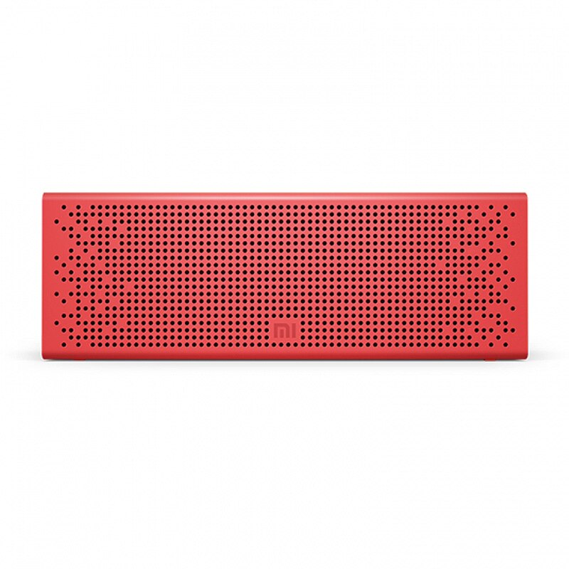 Original Xiaomi Bluetooth Speaker Mini Wireless Metal Stereo Portable MP3 Player Hands-free Bluetooth 4.0 for Xiaomi Square Box: Red