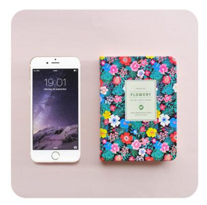Schedule Weekly Planner Notebook Cute Little floral Flowers Notepad Hand book: A6 blue