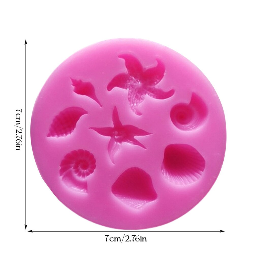 3D Schelp Zeester Conch Vormige Fondant Silicone M... – Grandado