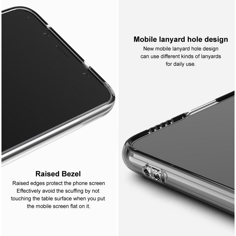 Imak Transparante Zachte Siliconen Voor OnePlus9RT 5G Telefoon Case Back Cover Voor Oneplus 9RT 5G Tpu Shell Telefoon tas
