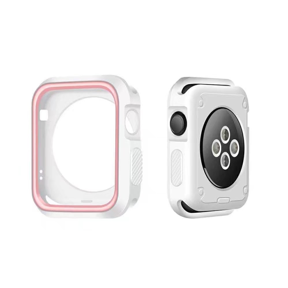 Faldmodstand silikone cover til apple watch 4 urkasse iwatch series 1 2 3 4 dæksel 44/40/42/38mm urkasse skal