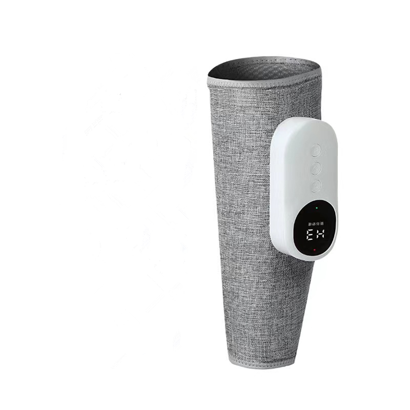 Rechargeable Air Compression Leg & Calf Massager - Soothing Heat, Adjustable Intensity for Foot, Leg, Thigh, Knee - Cordless, Pe: Default Title