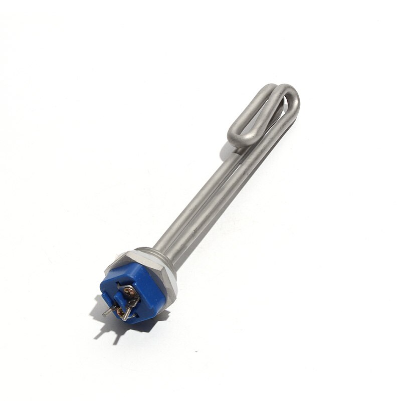 220V-240V Heating Element 1&amp;quot;BSP DN25 Screw in Type Water Immersion Heater for Water Boiler All 304SUS: 1KW  180mmL / Gold