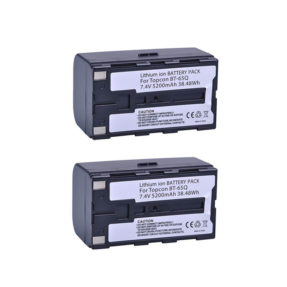 BT-65Q Battery for Topcon BT-60Q BT-61Q BT-62Q BT-66Q GMS-2 Survey Instrument Battery FC-200 FC-2200 FC-2500 GTS-750 GTS-900: 2 batteries