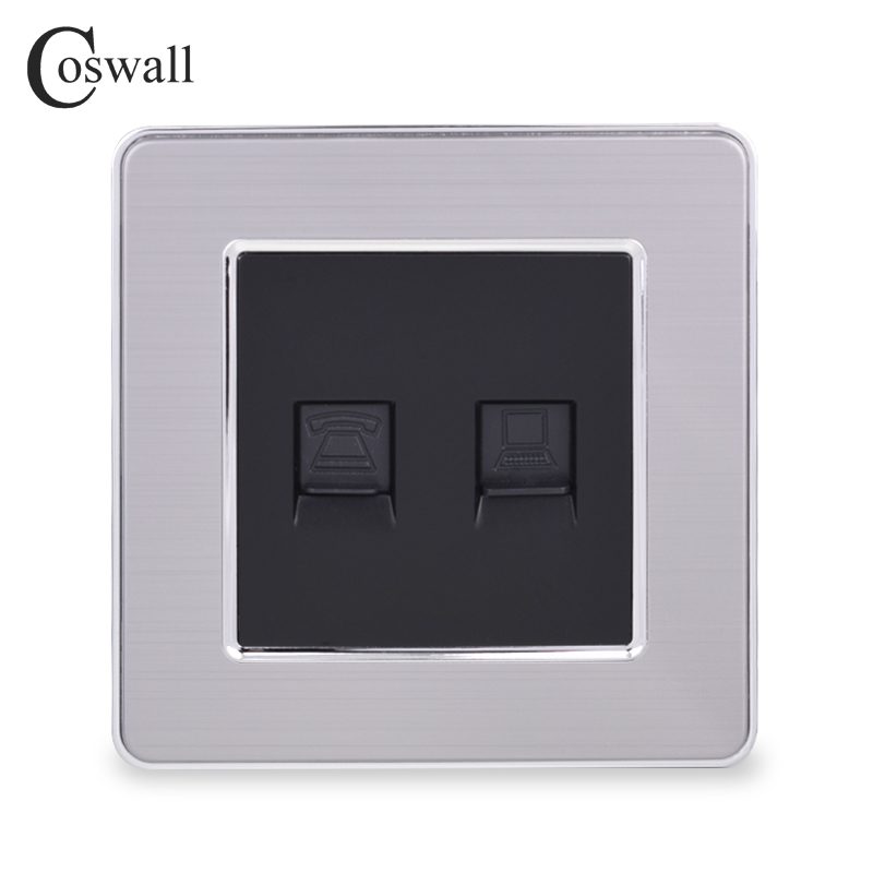 COSWALL RJ45 Internet Jack para datos CAT5E conect... – Grandado