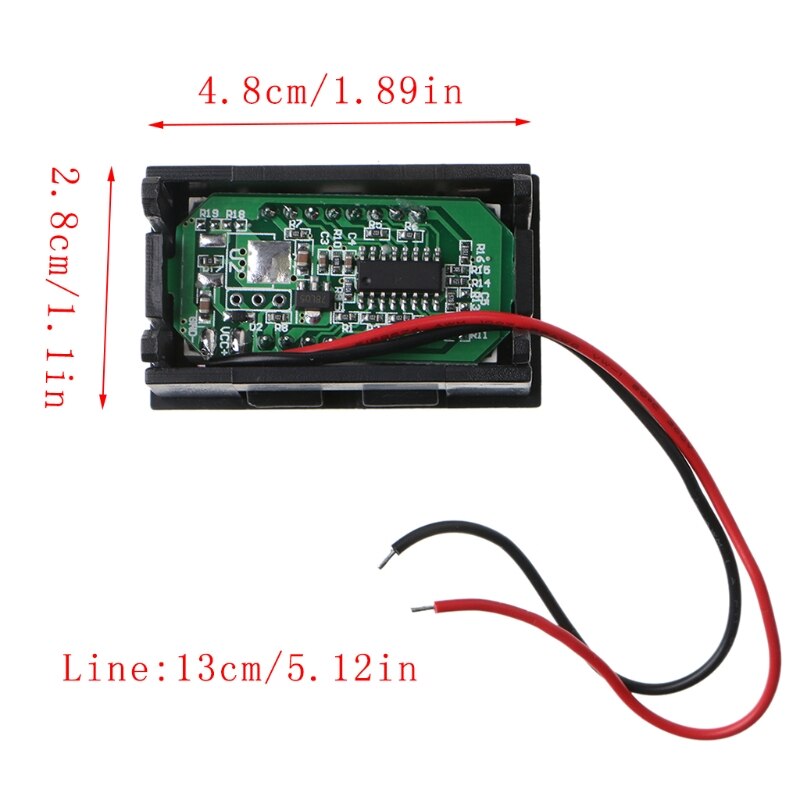 12V Lead-Acid Battery Status Capacity LED Display Indicator Digital Voltmeter Tester
