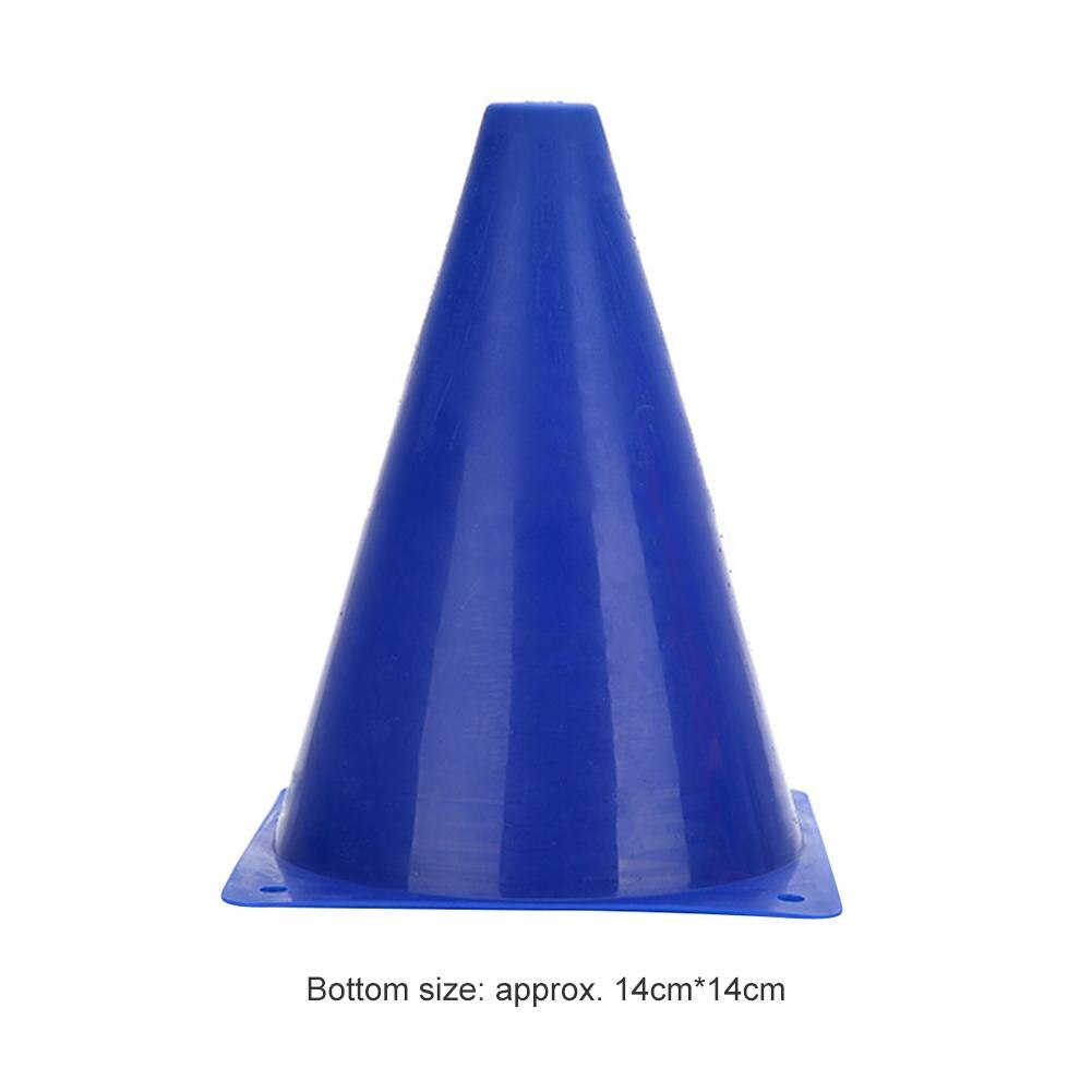 so Voetbal training, 10 stks voetbal training kegel voetbal barrières plastic marker houder accessoire (blauw