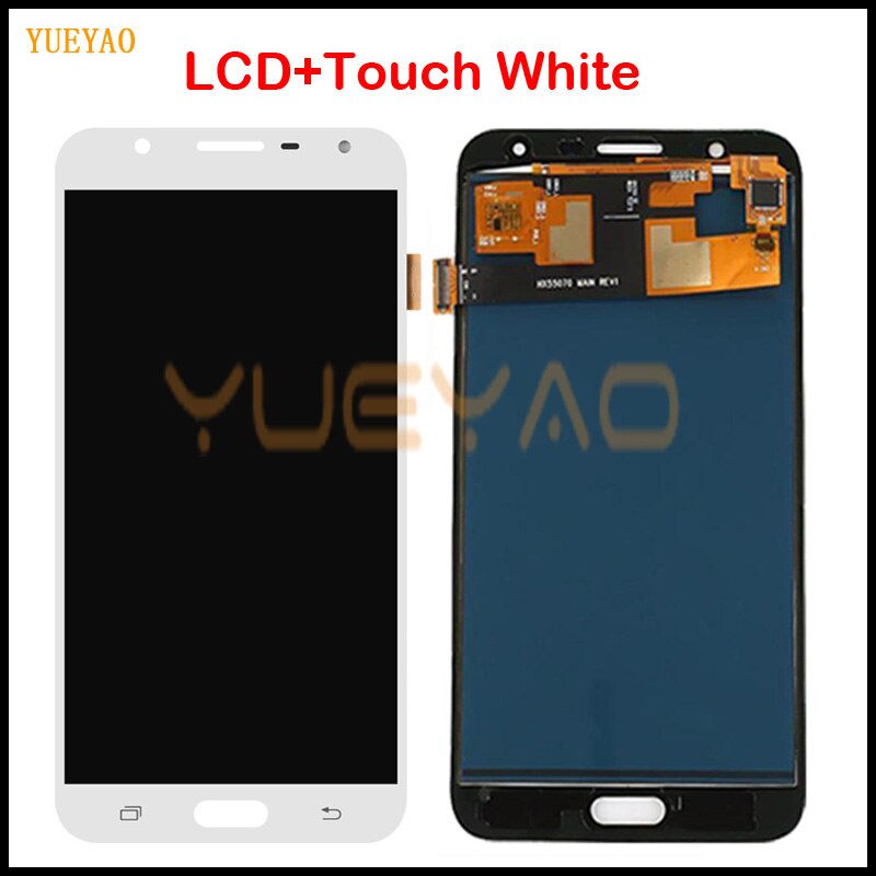 5.5'' inch For SAMSUNG Galaxy J7 Neo LCD Display J701 J701F J701M J701MT Touch Screen LCD Assembly Replacement Parts: White No Tool