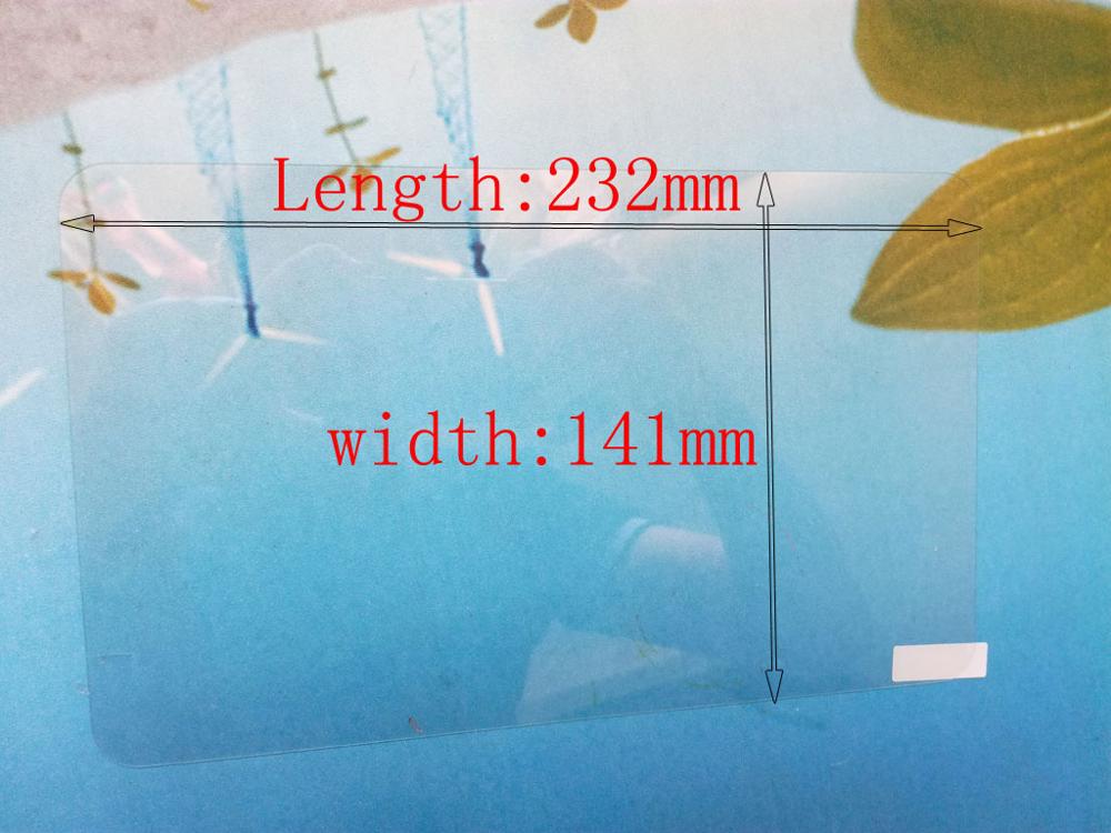 Myslc universal skjermbeskytter i herdet glass for archos 7 " 8 " 9 " 10.1 " nettbrett: 9 tommer 232 x 147mm