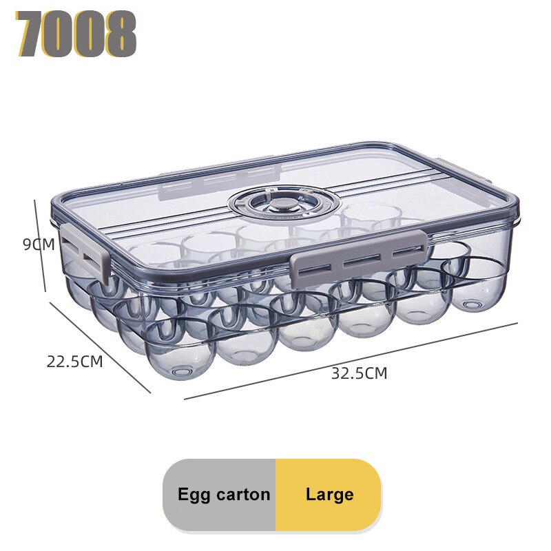 Refrigerator Storage Box Pet Plastic Transparent Thickened Frozen Drain Fresh-keeping Box Special Finishing For Refrigerator: 13