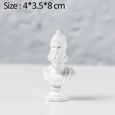 Noordse klassieke figuur gipsen beeld moderne minimalistische hars ambachten retro 3d mini schets avatar kunst model huisdecoratie: Mini-c