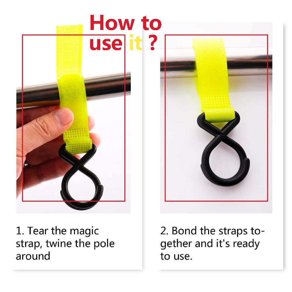 1 pièces Bébé Cintre Sac Bébé poussette accessoires Crochets Landau Panier Crochet bébé accessoires yoyo bébé poussette organisateur sac à dos crochet