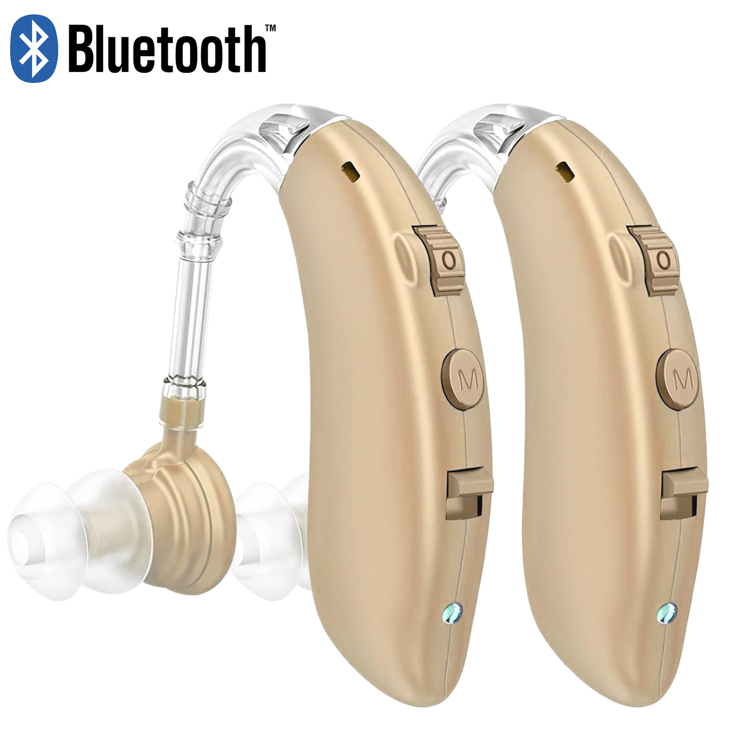 Rechargeable Digital Hearing Aid Adjustable Tone Best Sound Amplifier Portable Deaf Elderly BTE Hearing Aid: RTX 4090 NB