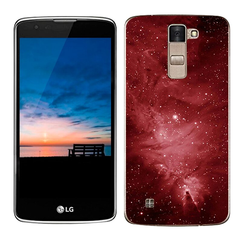 Luxury Case For LG K8 Lte K350 K350E K350N Covers Scape Painted Silicon TPU Soft Cover For LG K8 Phone Cases 5.0 Capa