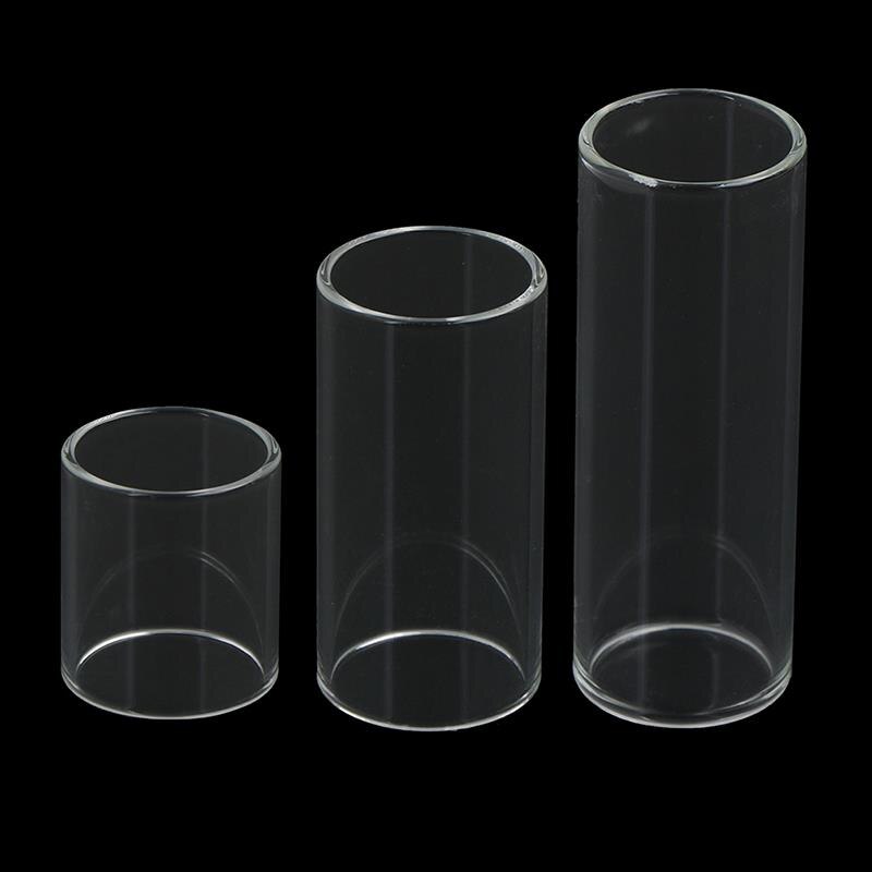 28/69mm guitar slide dedo slider guitarra elétrica corrediça tubo de vidro dedo proteger junta acessórios