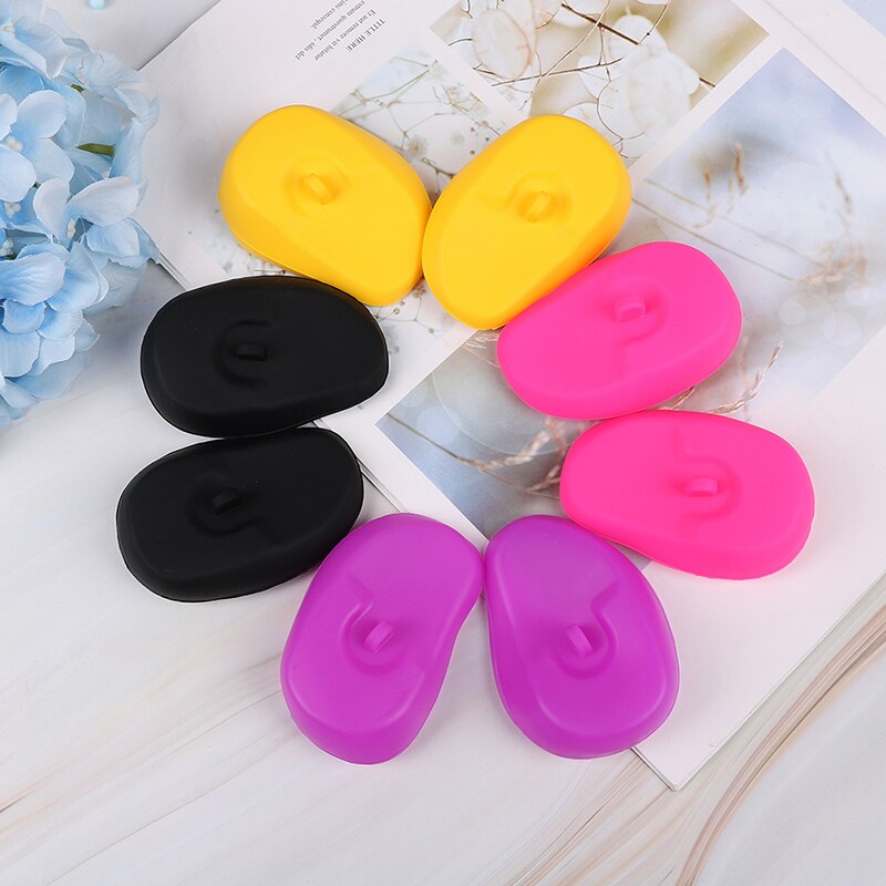 1Pair Silicone Ear Cover Anti-Noise Diving Shower Soft Snoring Sleeping Ear Plug Quiet Learn Workplace Safety Earplugs