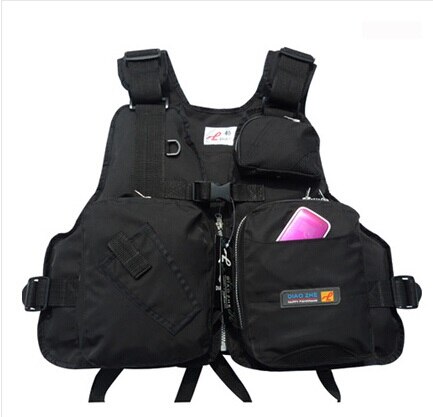 brand life vest dual-use multi-function folding life jacket fishing vest