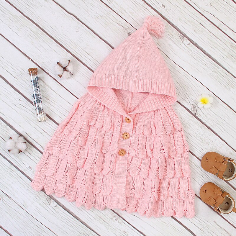 0-3T Pasgeboren Kid Baby Meisje Trui Herfst Winter Gebreide Mantel Leuke Zoete Vest Trui Mooie Knitwear Outfit: Roze / 12m