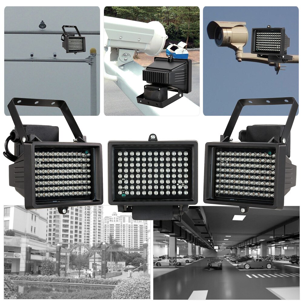96 LED IR Illuminator Licht CCTV 60m IR Infrarood Nachtzicht Extra Verlichting Voor Surveillance Camera Outdoor Waterdichte