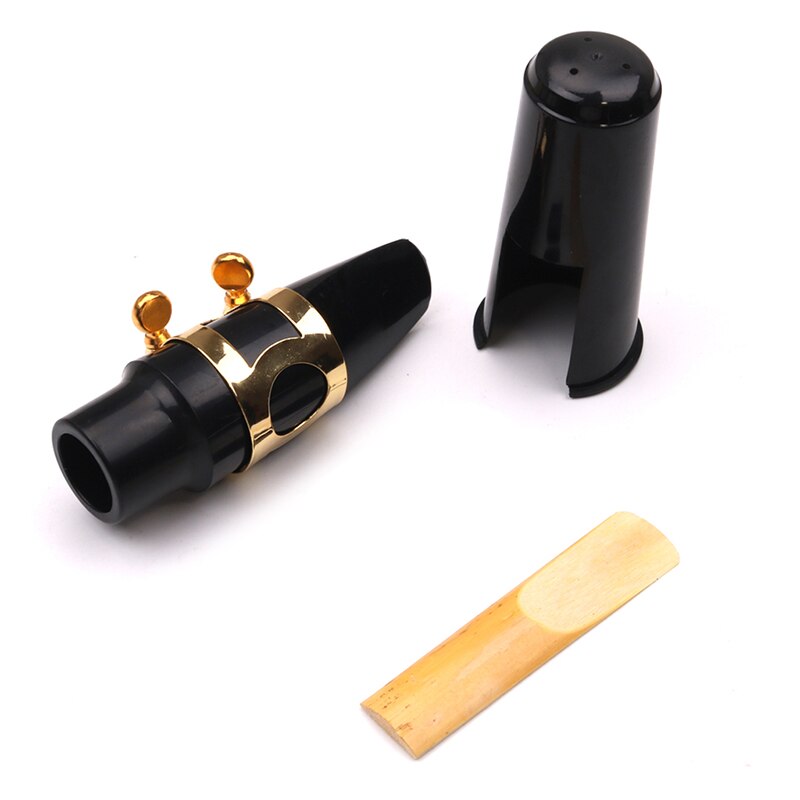 Altsaxofoon Mondstuk Kit Met Cover Metal Ligatuur Reed Muziekinstrument Accessoires