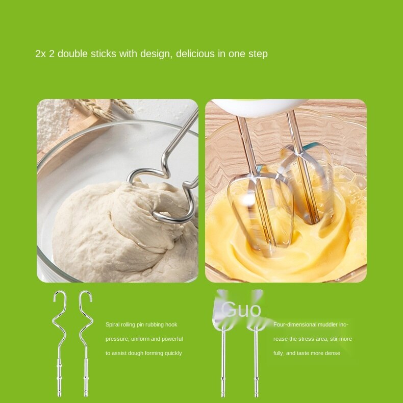 Hand held eggbeater electric mixer household beater Cream baking beater