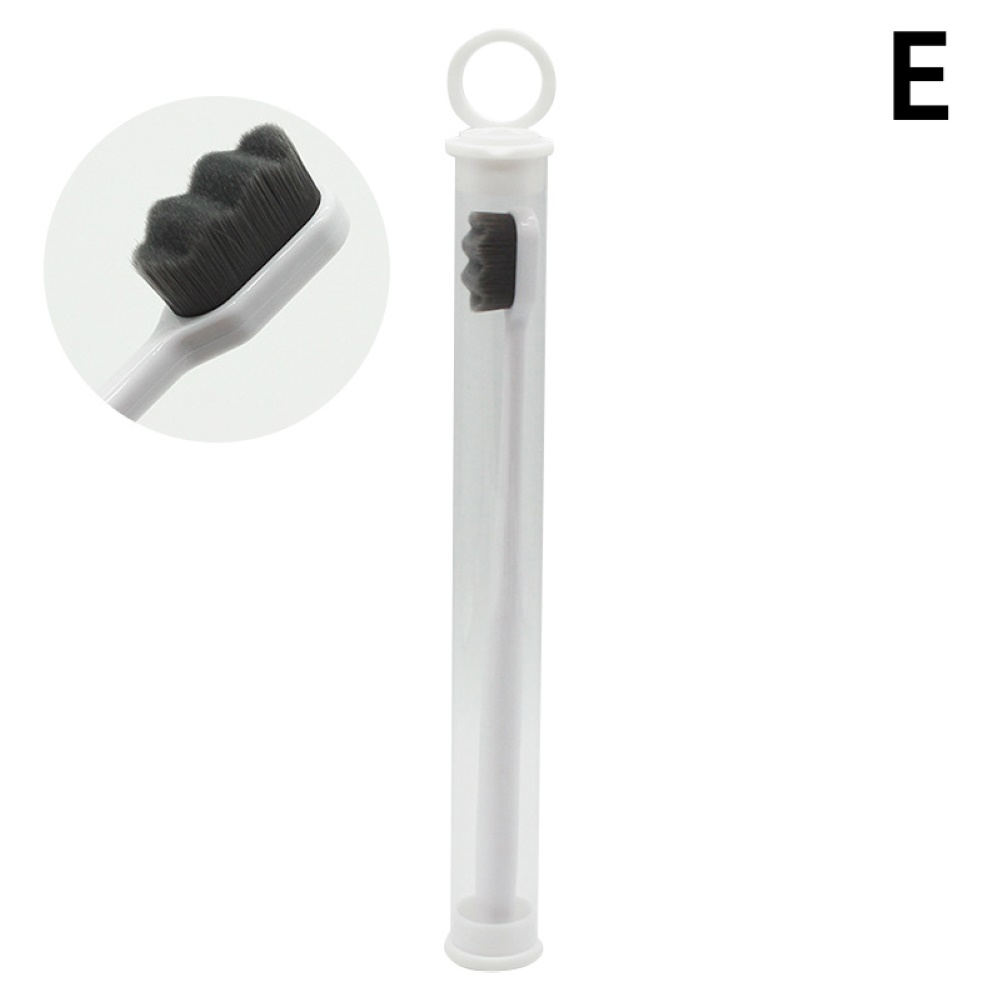 Portable Ultra-fine Soft Bristles Oral Cleaning Toothbrush Dental Care Supplies: E