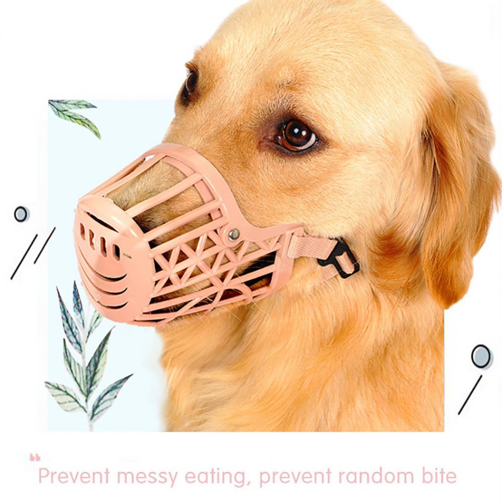 50% Hotplastic Verstelbare Pet Honden Katten Snuit Mand Anti Bijten Mond MaskS1