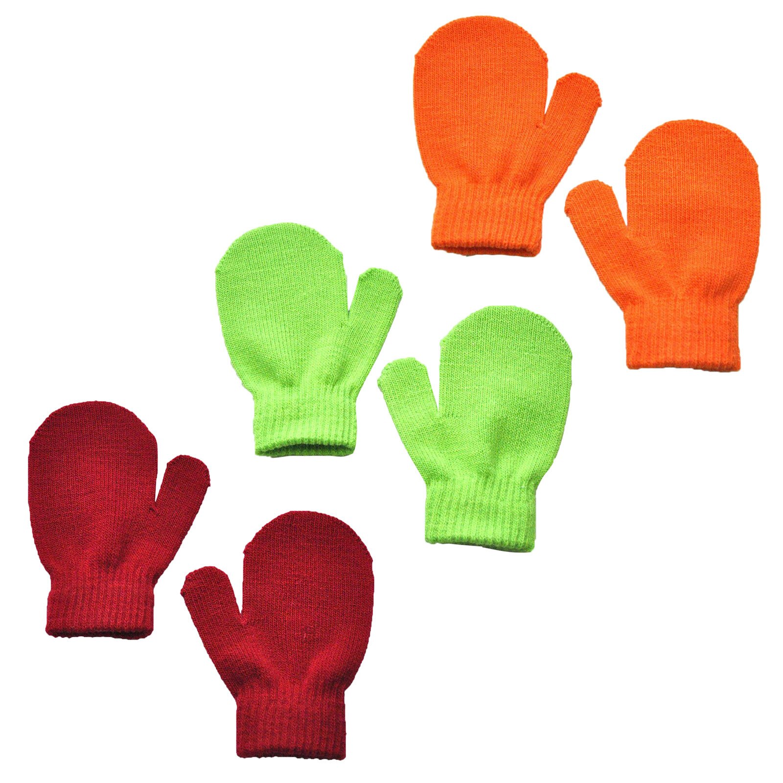 3 Pairs Warming Infant Baby Cute Lovely Knit Mittens Girls Boys Of Winter Windproof Gloves baby accessories перчатки: G