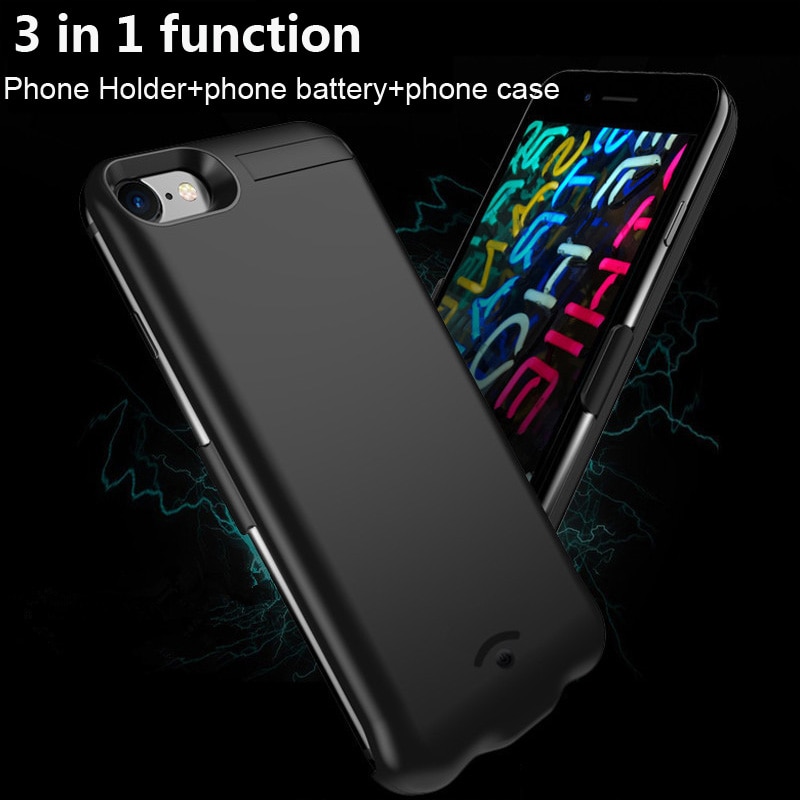 Ultra-thin 10000mAh Battery Charger Case For iPhone 8 7 6s 6 plus Power Bank Backup Charger Case for iPhone 6 6s 7 8 X 11 Pro