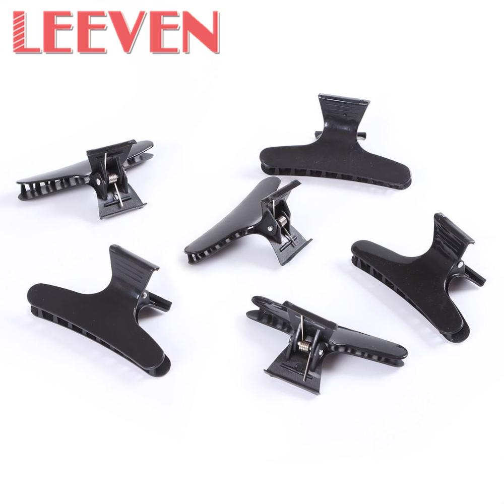 Leeven Mode 12 Stks/pak Vlinder Haar Clips Antislip Chic Styling Poot Haar Clip Kappers Tool Voor Dames En meisjes