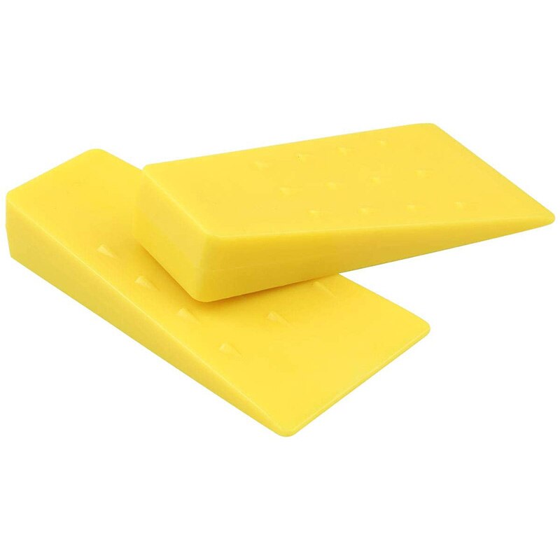 Spiked Tree Felling Wedges for Tree Cutting - 8In Orange Plastic Felling Wedge, Logging Tools - 2 Pack