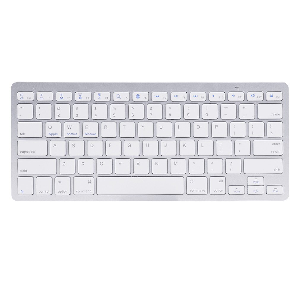 Teclado inalámbrico Delgado Bluetooth 3,0, miniteclado portátil para Ipad, Iphone, tableta, teclado para Android, IOS, Windows