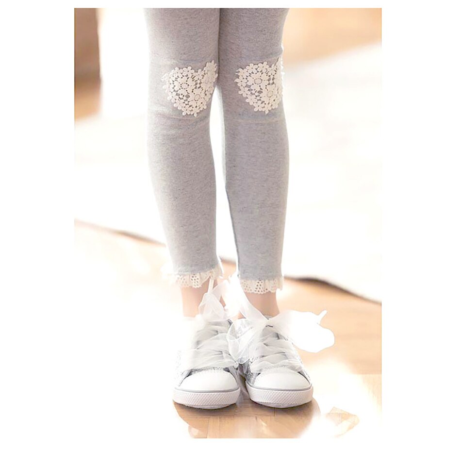 Mallas de encaje para niña, Leggings de amor para niño, primavera y otoño, pantalones de algodón para niña, mallas ajustadas para niño, ropa
