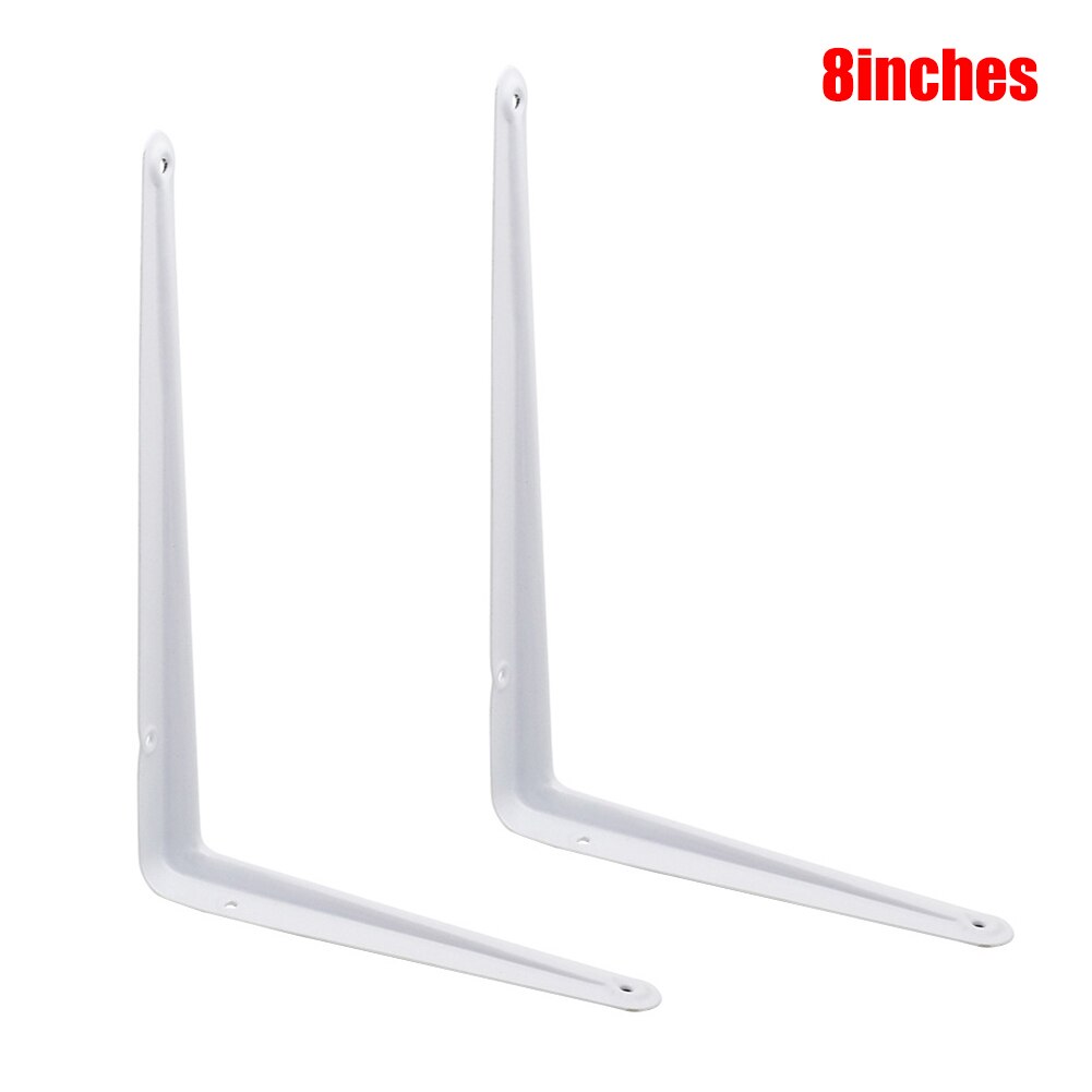 2 stuks driehoekige steunrekhouder, stabiele standaard voor thuis, muuropslag, slaapkamer, driehoekige steunrek -40: 8 inch