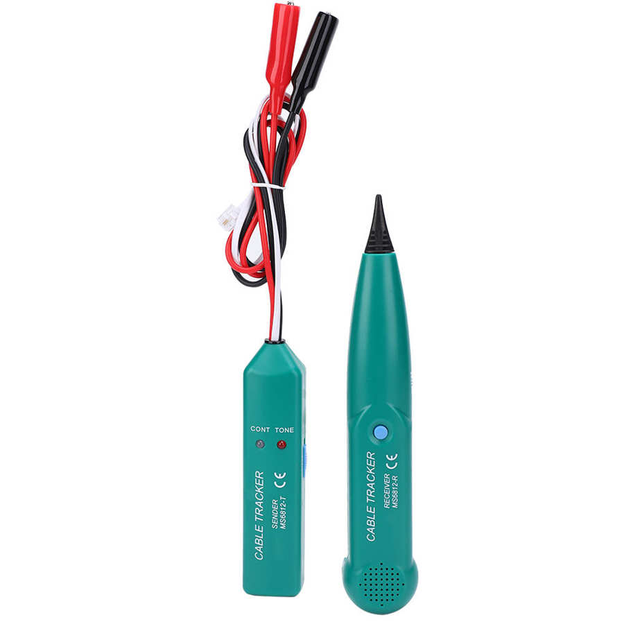 Ms6812 cabo tester fio de telefone lan cabo tester para utp stp cat5 linha encontrando testes
