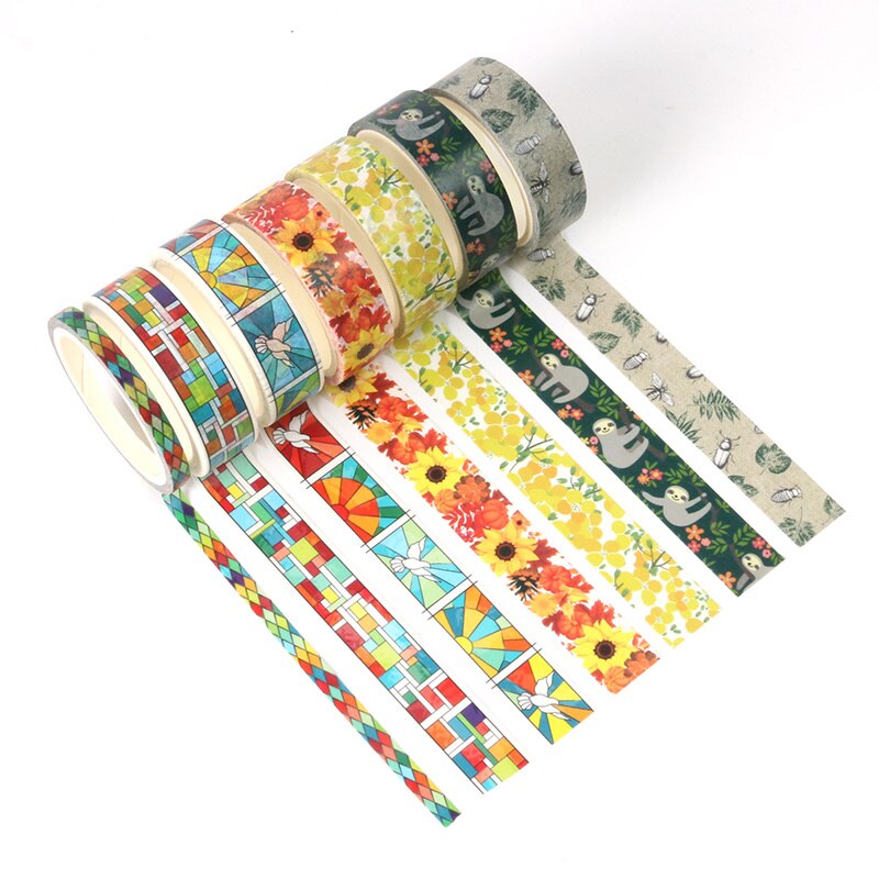 1X5 M bunte Netz washi Band hobbyhouse Papier DIY Planer Maskierung Band Klebebänder Aufkleber Dekorative Schreibwaren Bänder