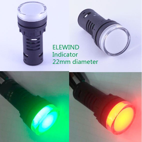 ELEWIND rood en groen lampje (AD16-22SS/RG/12 V)
