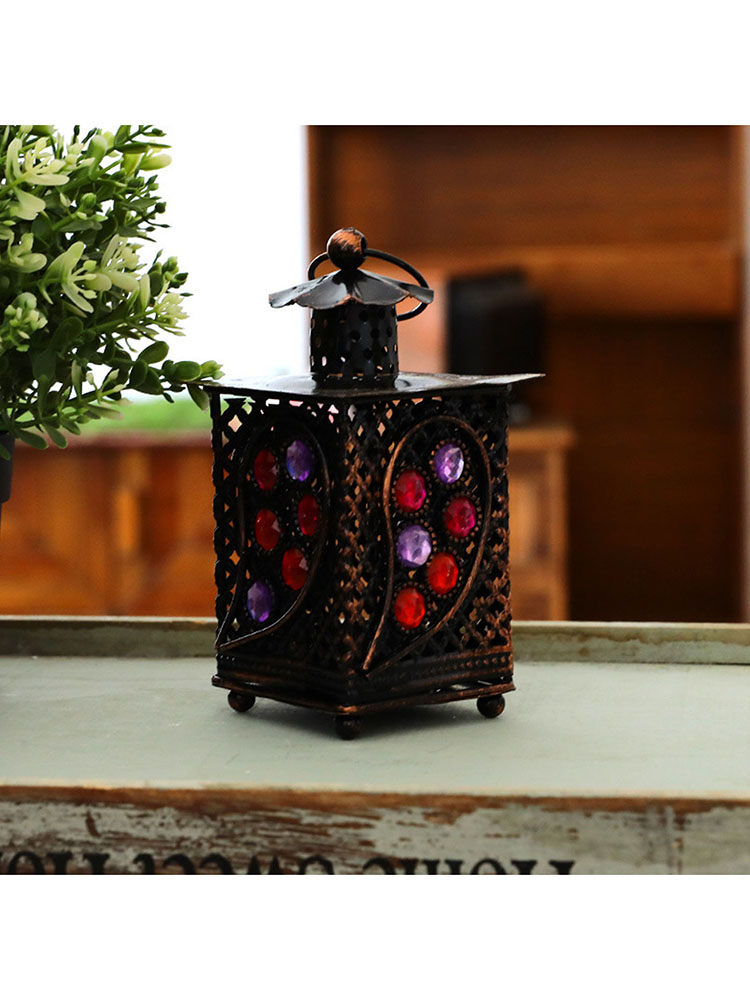 Christmas Decorations For Home Lantern Led Candle Square Light Candles Ornaments Santa Claus Year Elk Lamp Kerst