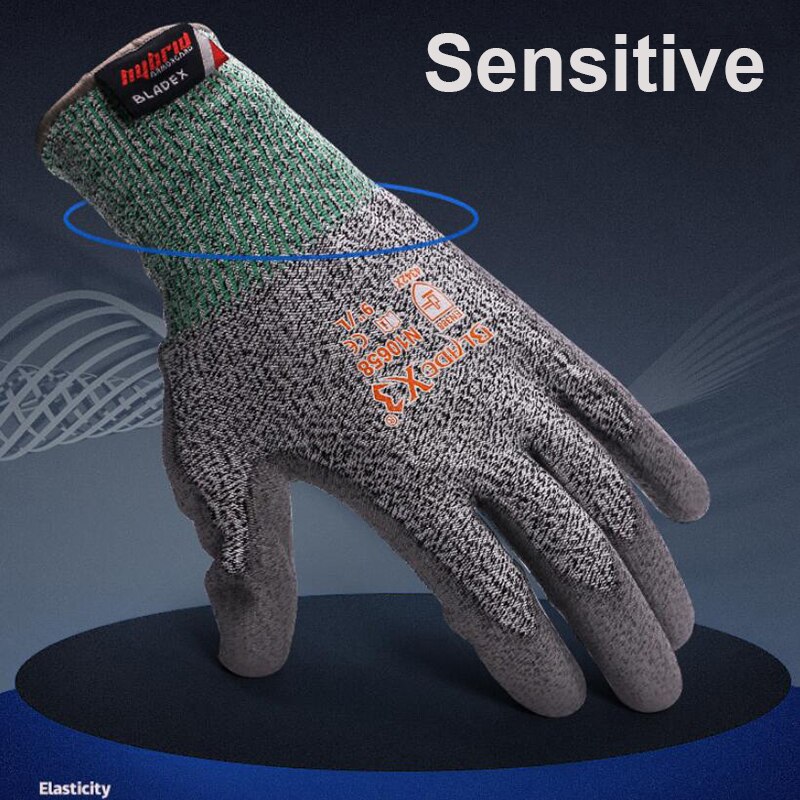 1 pairs Cut Resistant Gloves Cut Resistant Protectio Cut Resistant Work Gloves For Meat Cuttin Processing Mandolin Slicing