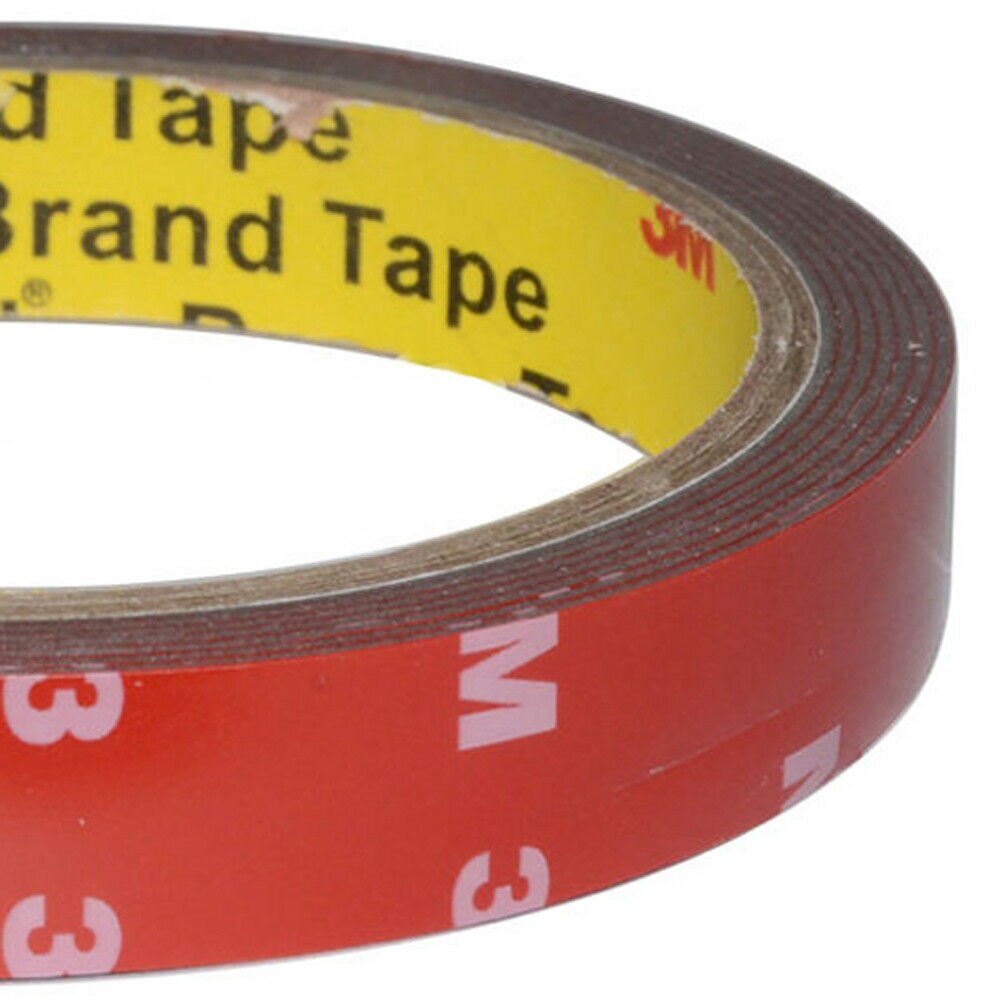 3M Automotive Acrylic Plus Double Sided Adhensive Attachment Tape Auto Car Truck Van (3 Meters Length/Roll)