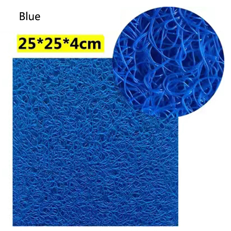 Aquariumfilter Super Dik Biochemisch Filter Plastic Mesh Rotan Spons Voor Aquarium Aquarium Bio Katoen Schuim Skimmer 4Cm: WHITE