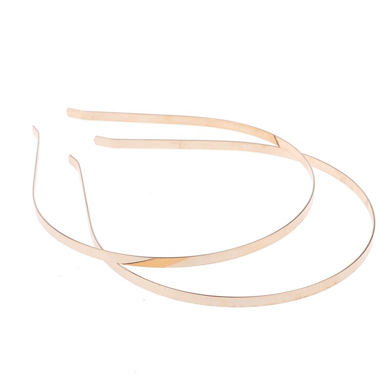 3 Kleuren Plain Metal Haarband Decoratieve Metalen Hoofdband Voor Meisjes Haar Band Diy Craft Haar Hoepel: GD