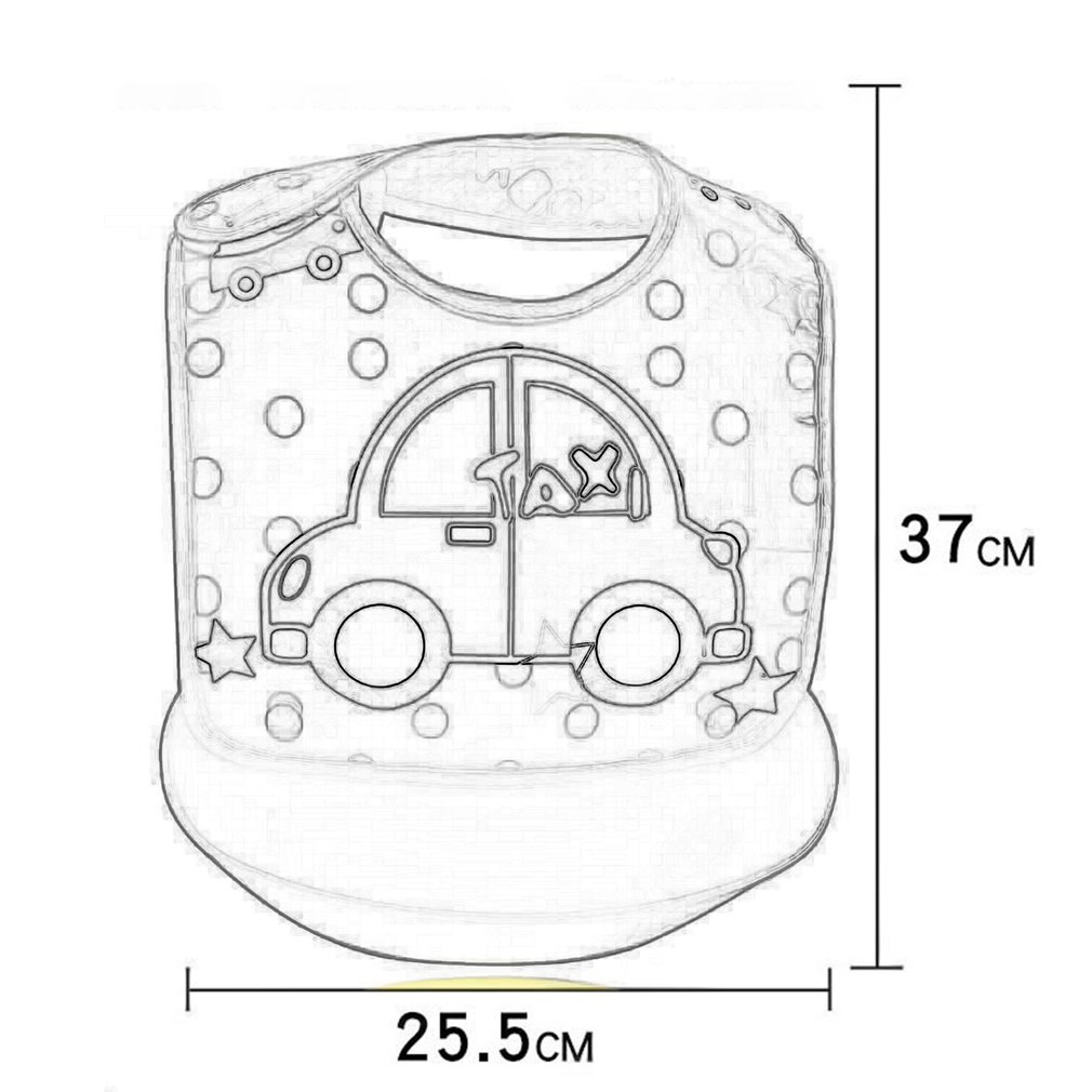 Children's Bib Cotton Stereo Waterproof And Detachable Silicone Baby Mouth Towel Baby Eating Bib Baby Food Bag Baby Feeding