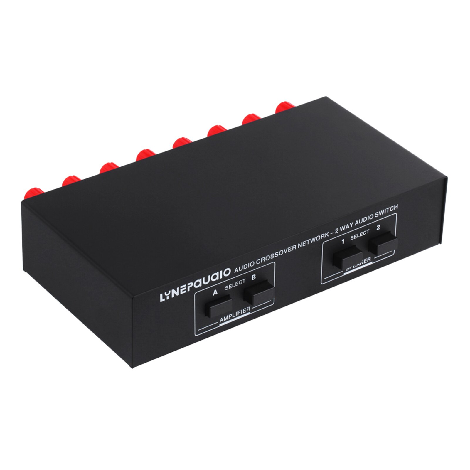 LINEPAUDIO 2 in 2 aus Lautsprecher Wahlschalter Audio- Signal Umschalter Energie Verstärker Audio- Empfänger Splitter Kasten